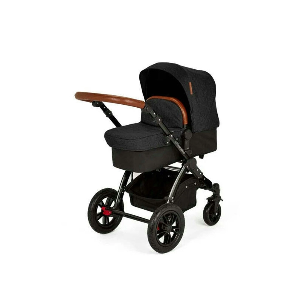 Ickle Bubba Baby/Infant V3 Stomp 4-Wheel Pram Kids Outdoor Seat Stroller Black