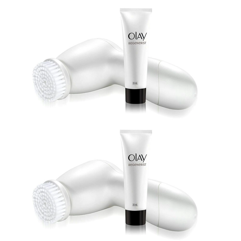 2PK Olay Regenerist Advanced Anti-Ageing Brush Cleansing w/Facial Skin Cleanser