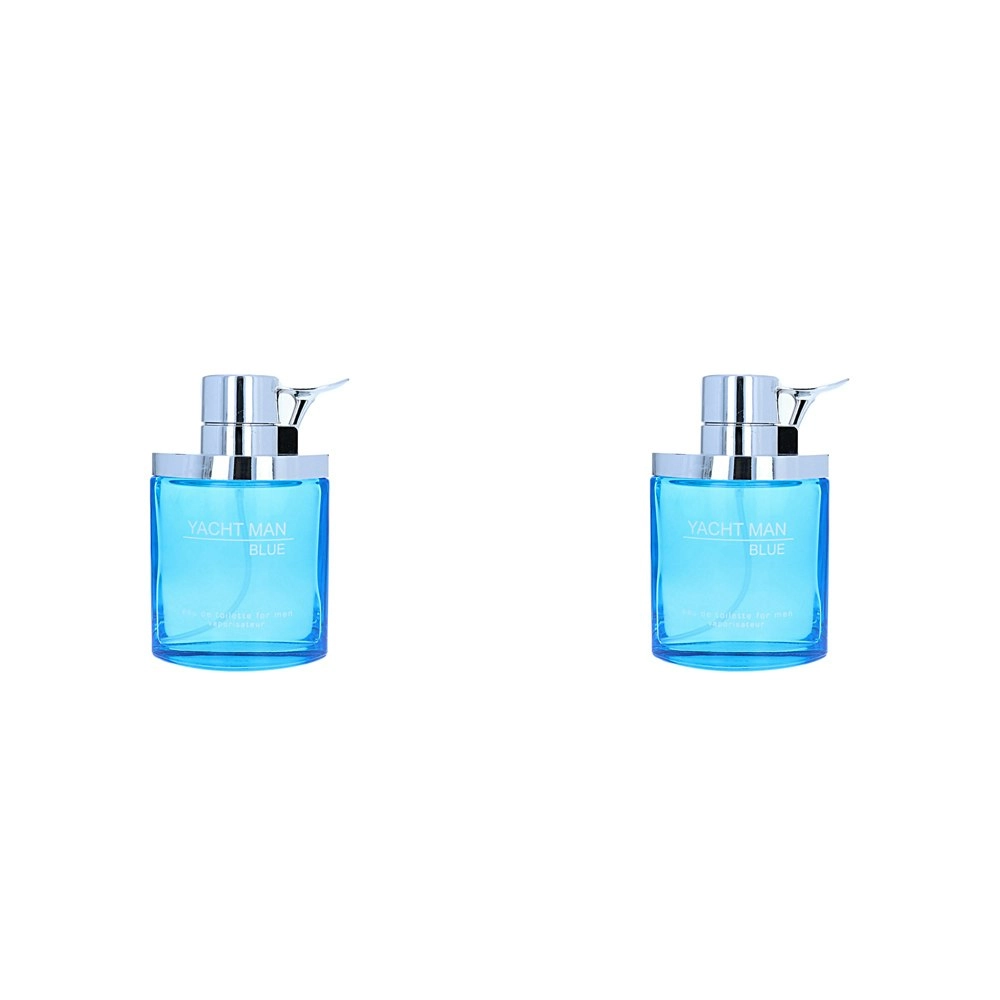 2PK Yacht Man Blue Eau De Toilette For Men Scent 100ml Spray Mens Body Fragrance