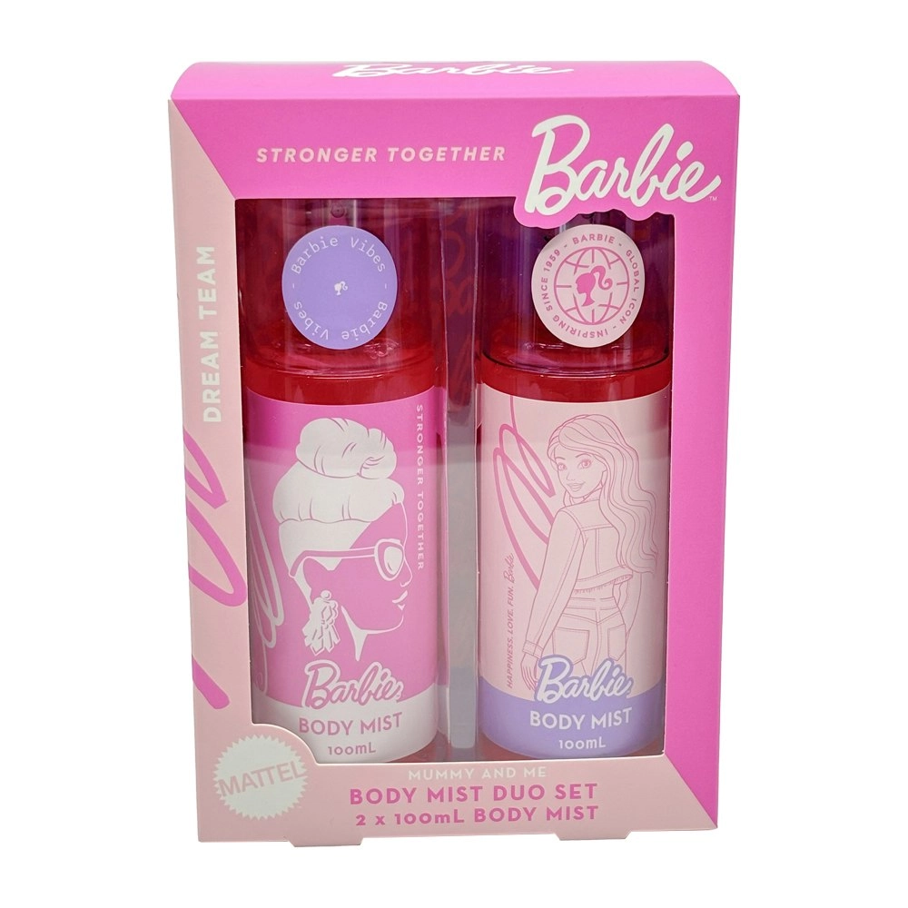 2pc Barbie Mummy & Me Range Kids/Children Body Mist Perfume Duo Set 100ml 6y+