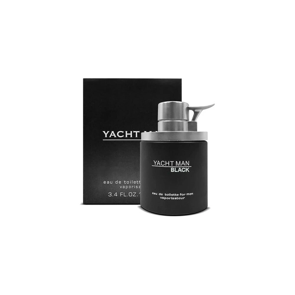 Myrurgia Yacht Man Black Mens Fragrance Spray 100ml Eau De Toilette EDT