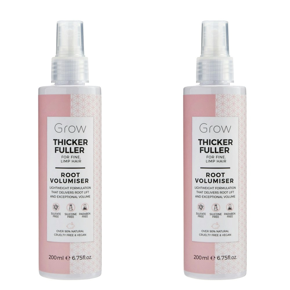 2x Grow Thicker Fuller Root Volumiser Spray Hair Care/Styling f/Fine/Limp Strand