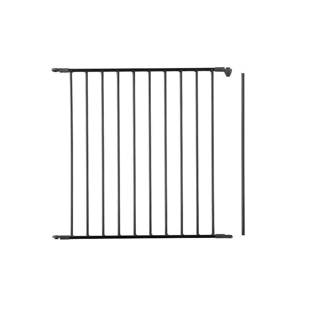 BabyDan Flex Large 72cm System Extension For Baby Safety Fence Gate Black