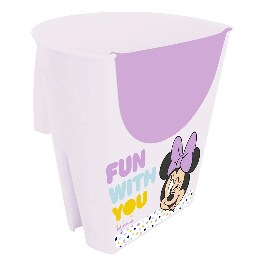 Minnie Mouse Plastic Shampoo Rinser Kids Shower Bathing Cup w/ Handle Purple