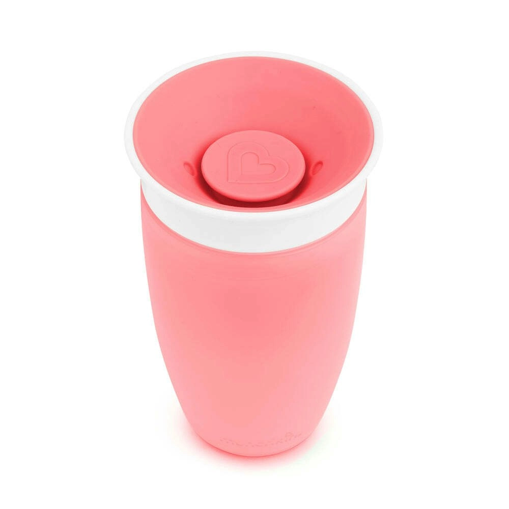 Munchkin 10oz/295ml Miracle 360° Baby/Toddler Anti-Spill Sippy Cup (Pink) 12M+