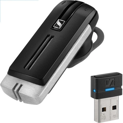 Sennheiser Wireless Bluetooth UC Headset w/ USB 800 Dongle for Smartphones Black