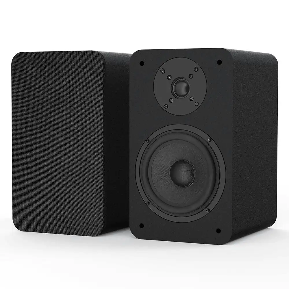 Silcron Purity 2-Way Passive Home Entertainment Bookshelf Speakers - Black