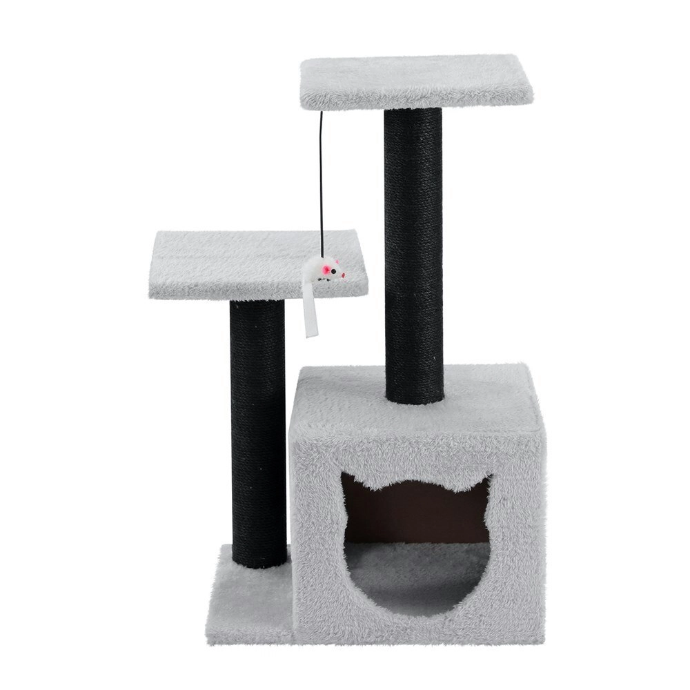 Paws & Claws 63cm Catsby Cat/Kitten Double Platform Hideaway Tower Assorted