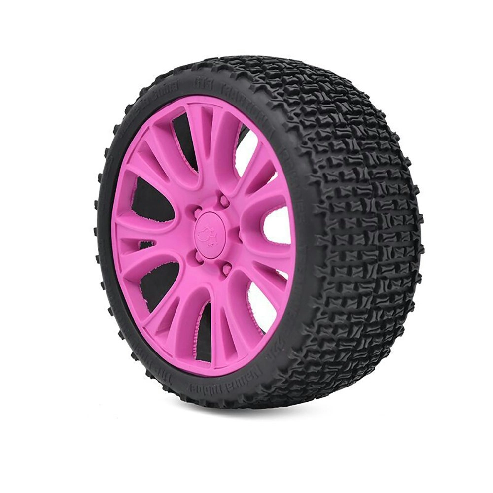 Petopia Ultra Tough 13cm Rubber Crazy Tyre Dog Toy Chew Treat Medium Pink