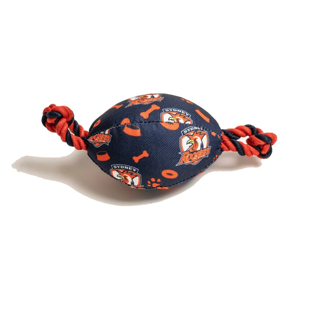 The Stubby Club Sydney Roosters NRL Themed Durable Dog/Cat Pet Chew Toy