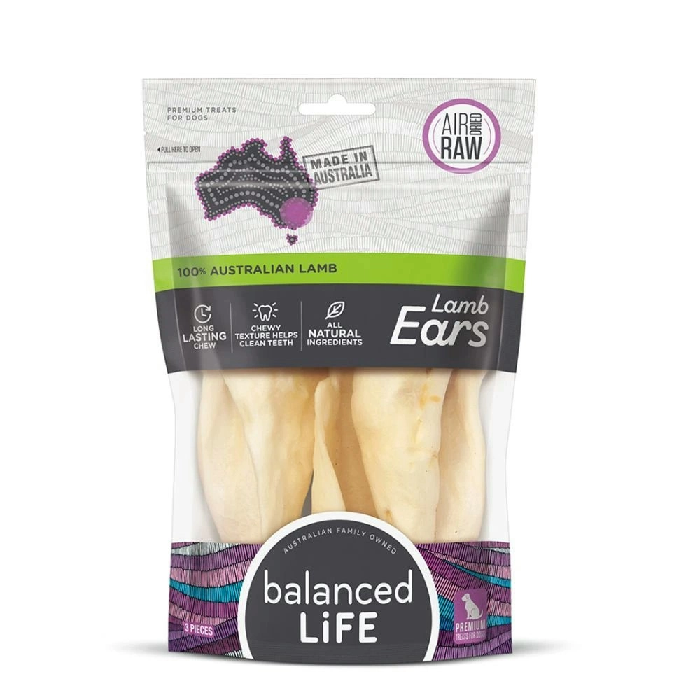 Balanced Life Lamb Ears Dog Treats - 3pc & 16pc