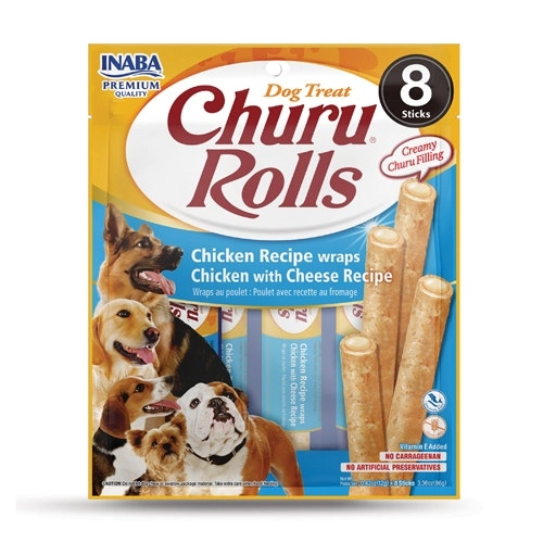 Inaba Churu Rolls Dog Treats Chicken with Cheese Recipe