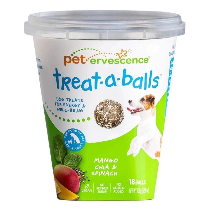 PETERVESCENCE Treat-A-Balls Mango Chia & Spinach 198G