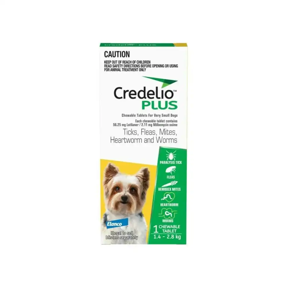 Credelio PLUS Very Small Dog Yellow 1 Pack