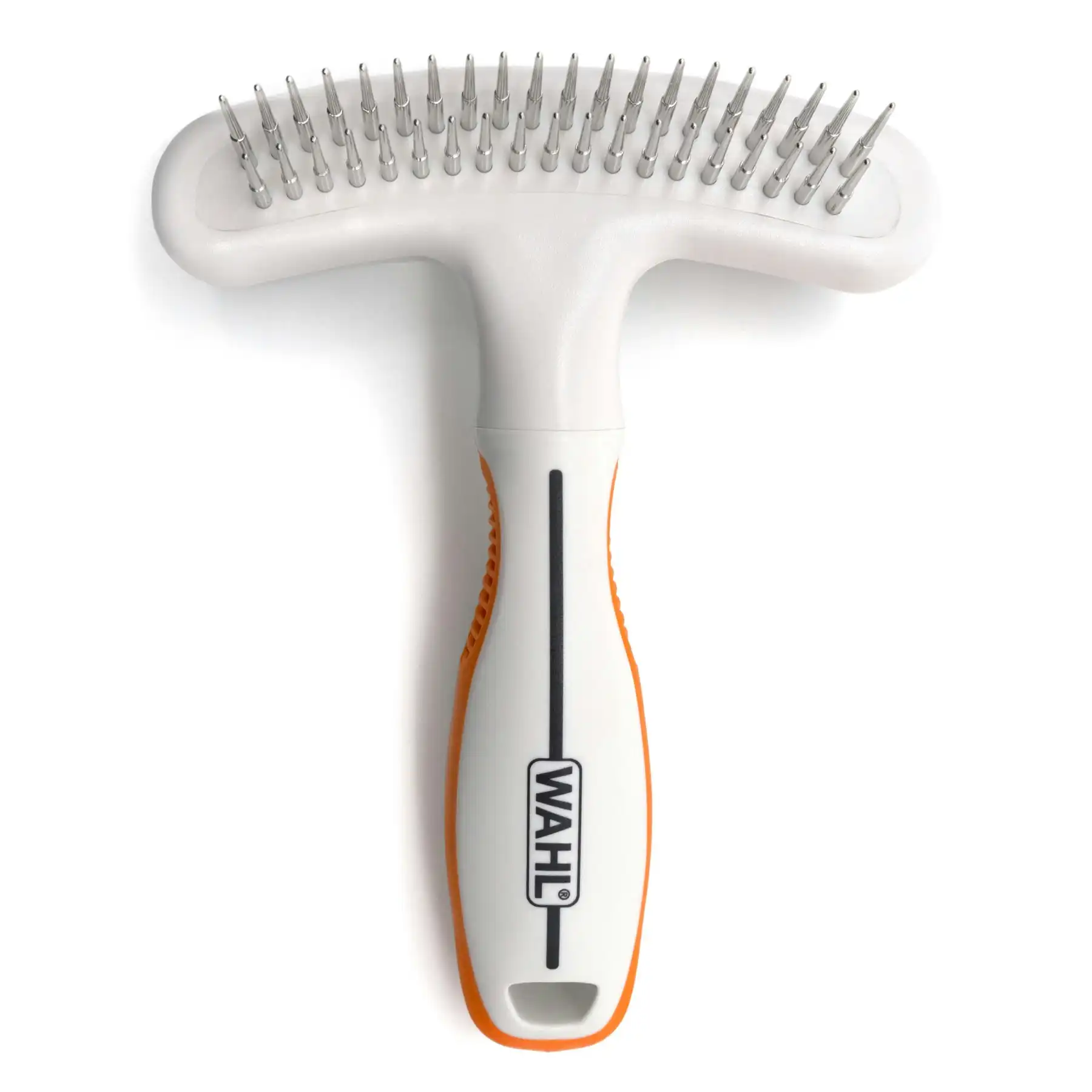 Wahl Orange and White Row Rake - Shedding Blade