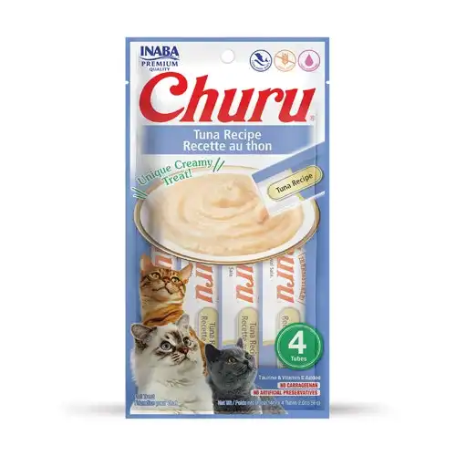 Inaba Churu Purée Cat Treats - Tuna Purée