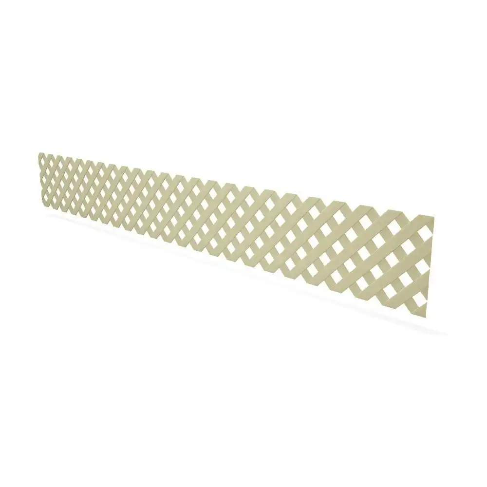 Plastic Lattice 300x2345 White