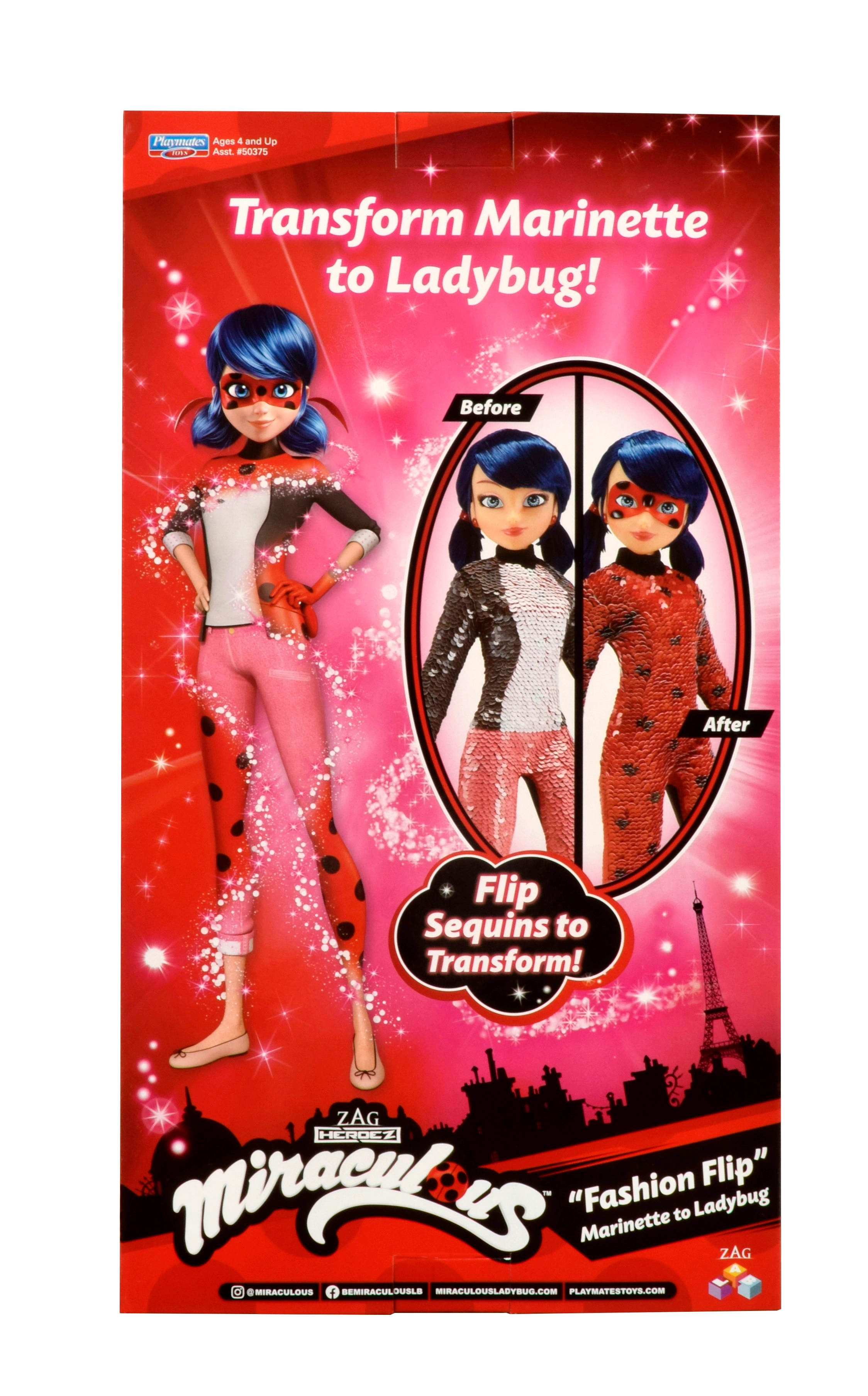 Miraculous Ladybug Transforming Fashion - Sequin Outfit