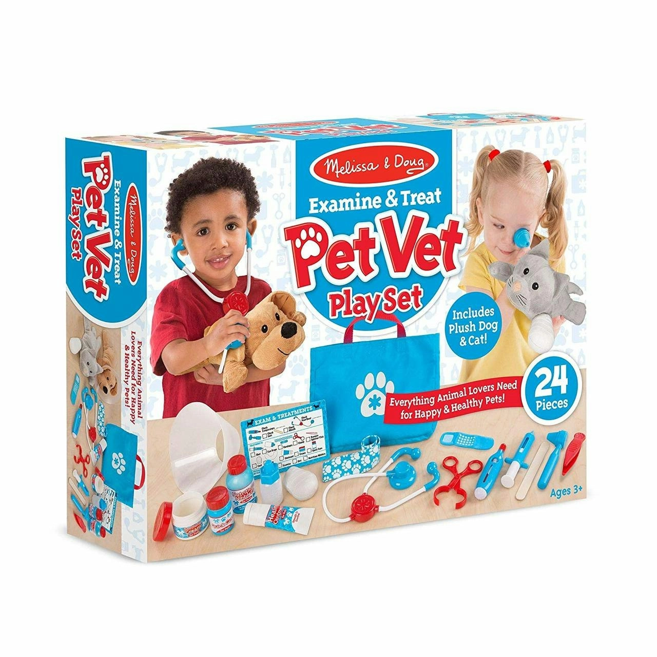 Melissa and Doug - Examine & Treat Pet Vet Play Set | MND8520