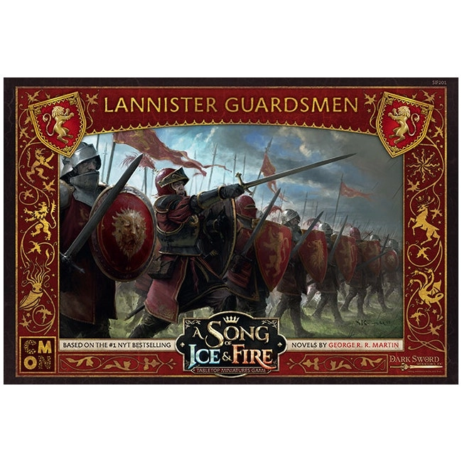 CMON A Song Of Ice & Fire Tabletop Miniatures Game Figure Lannister Guards 14y+