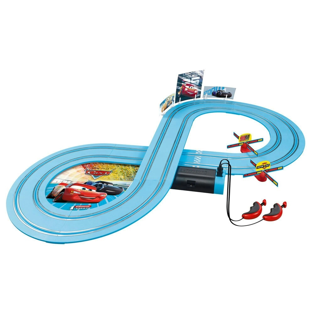 Carrera First Disney Pixar Cars 3 Power Duel Race Slot Car Toy Set 2.4m Kids 3y+