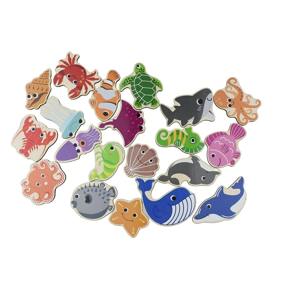 20pc Koala Dream Fridge Friends Magnetic Sea Creatures Baby Learning Toy 3+