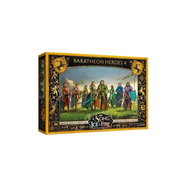 CMON A Song Of Ice & Fire Miniatures Game Figure TTRPG Baratheon Heroes 4 14y+