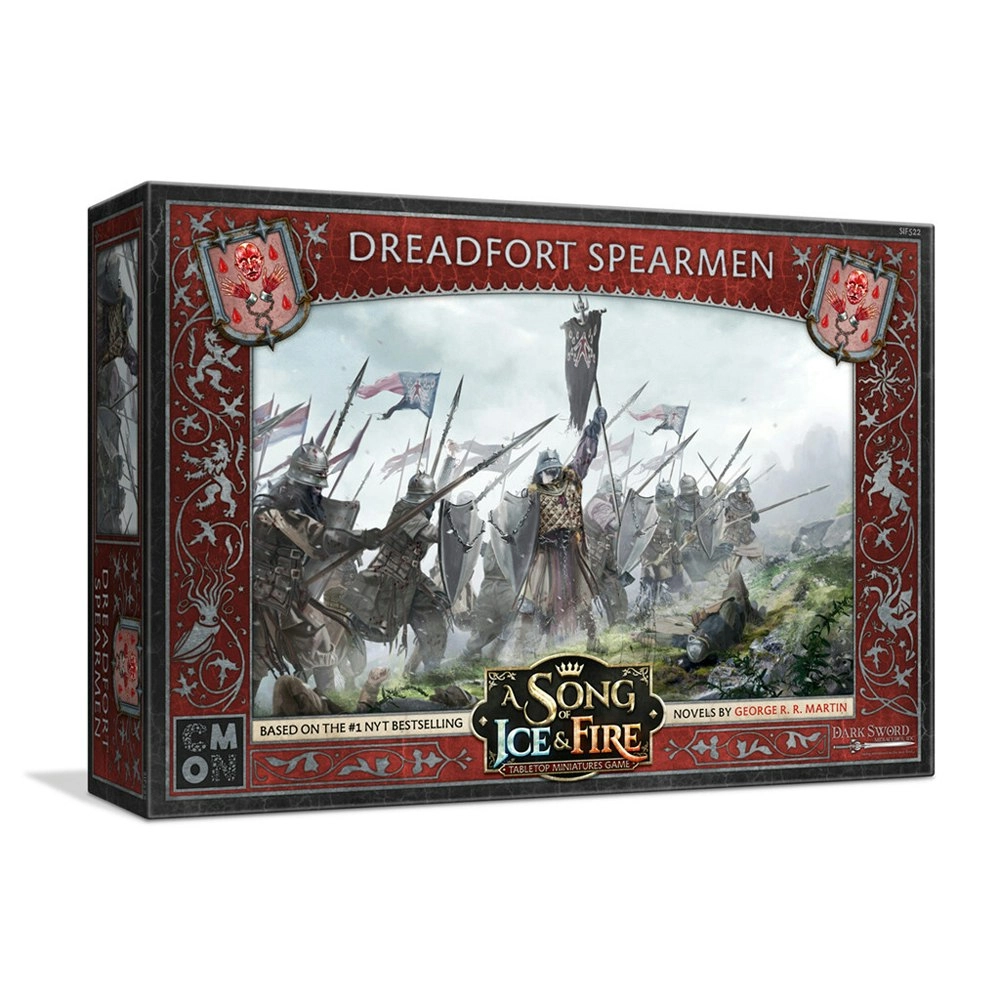 CMON A Song Of Ice & Fire Tabletop Miniatures Game Figure Dreadfort Spearmen 14+