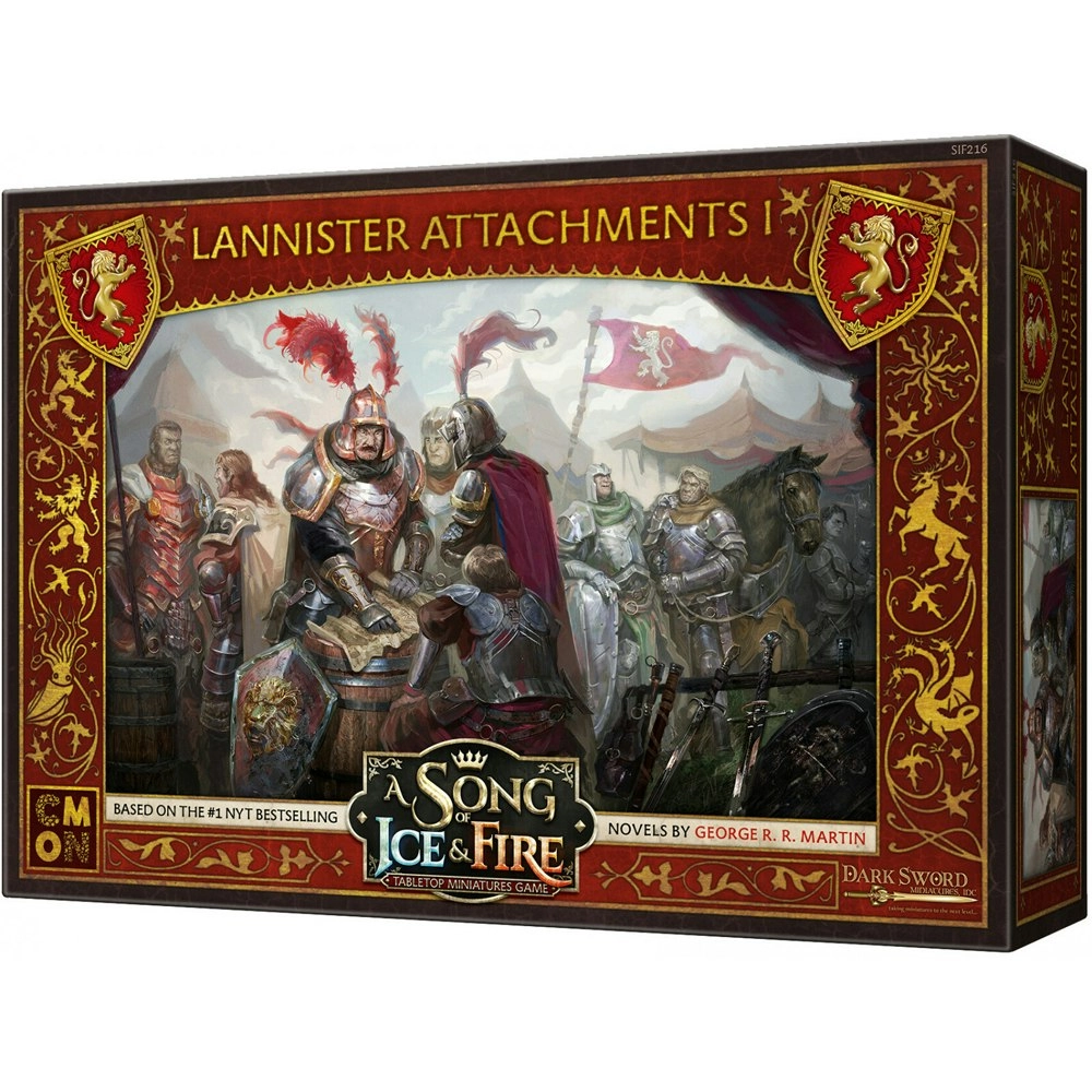 CMON A Song Of Ice & Fire Miniatures Game Figure Lannister Attachments 1 14y+