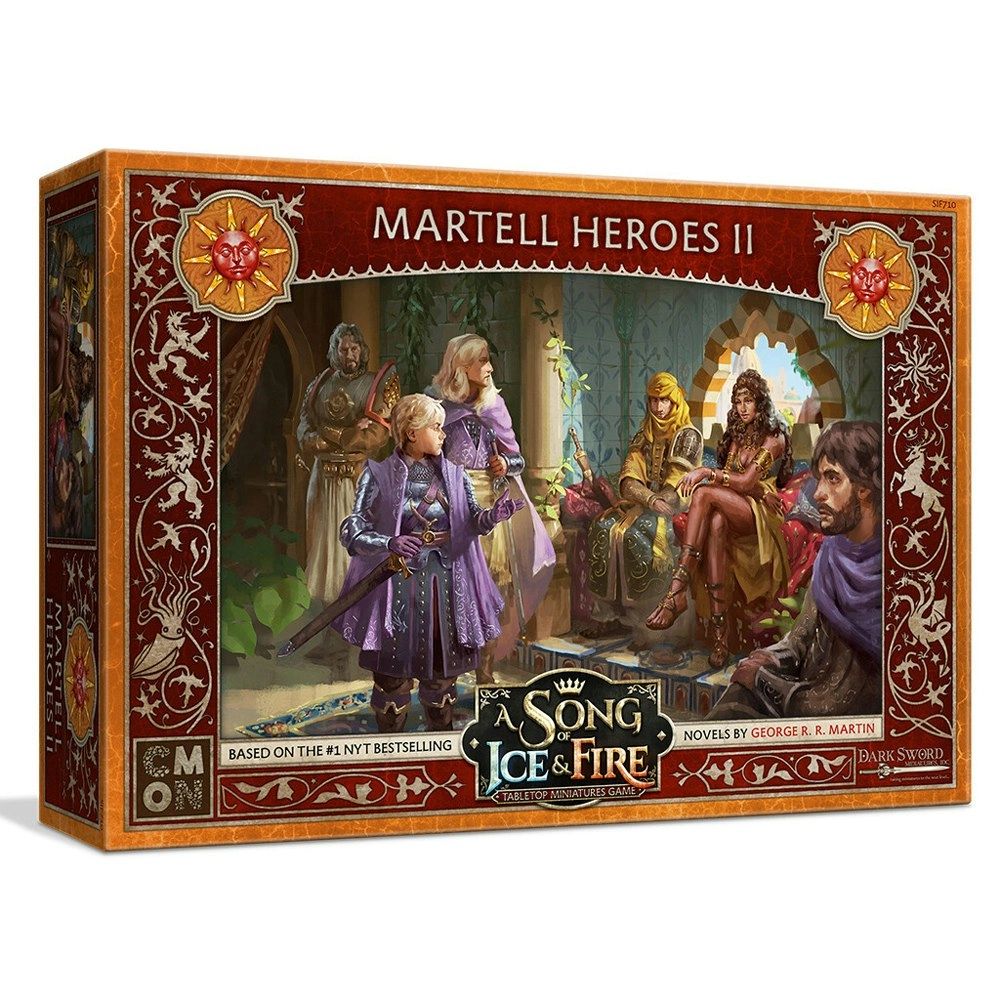 CMON A Song Of Ice & Fire Tabletop Miniatures Game Figure Martell Heroes 2 14y+