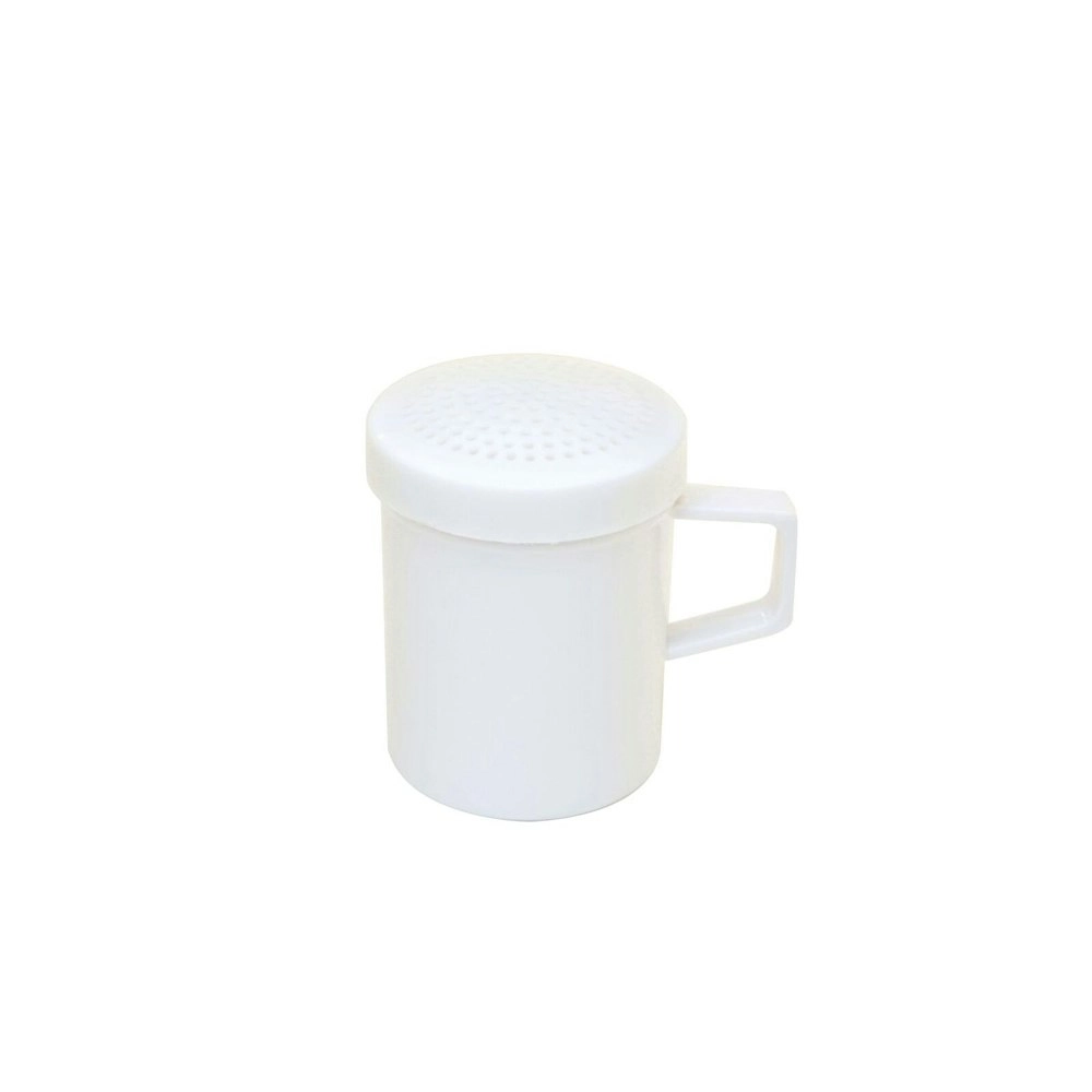 Cuisena Plastic 200ml Kitchen Shaker Flour/Icing Sugar Container w/ Handle White