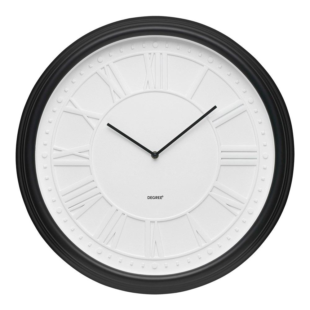 Degree Calais Modern Home Room Decor Hanging Wall Analog Round Time Clock 50cm