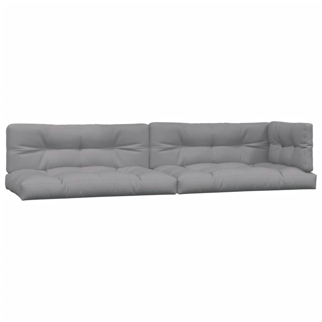 Pallet Cushions 5 pcs Grey Fabric 360778