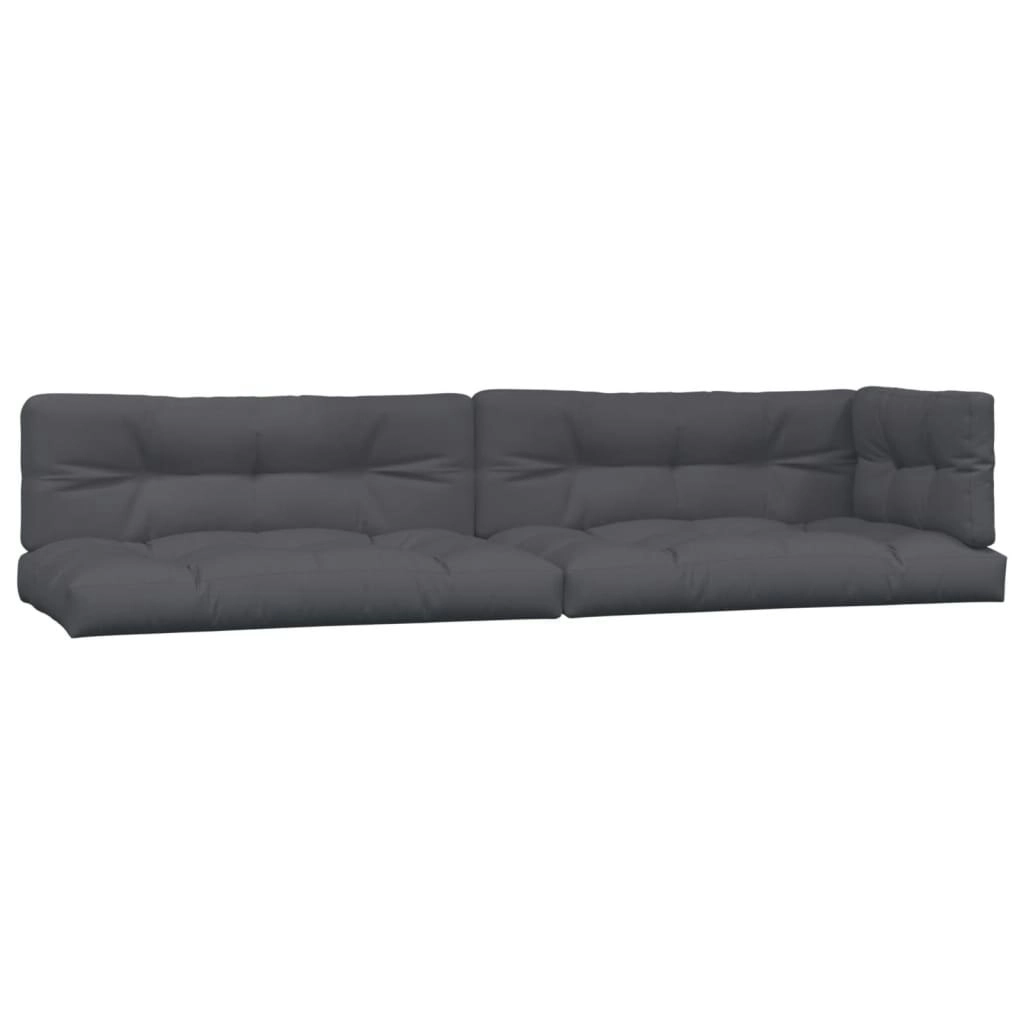 Pallet Cushions 5 pcs Anthracite Fabric 360777