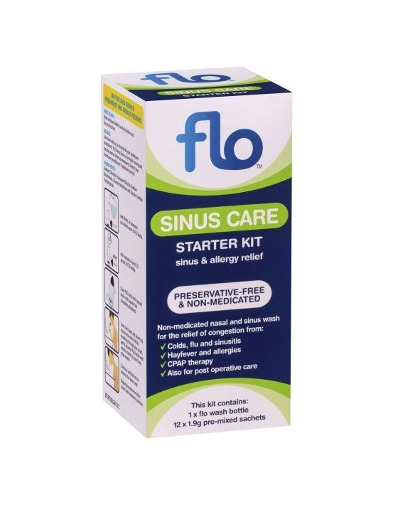 Flo Sinus Care Starter Kit + 12 Sachets