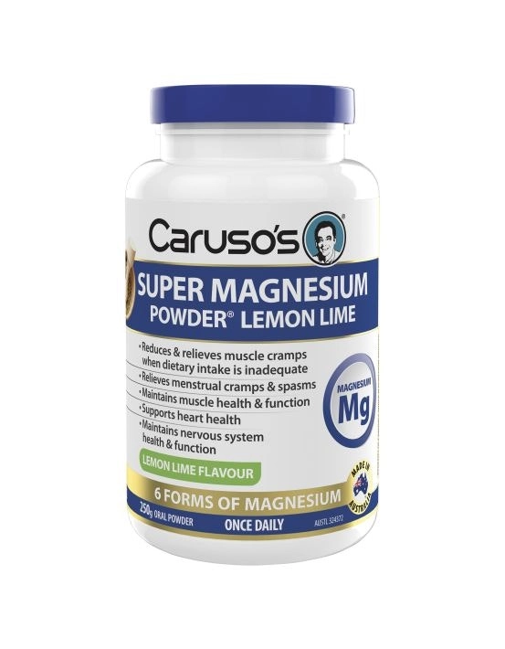 Caruso's Natural Health Super Magnesium Powder Lemon 250g