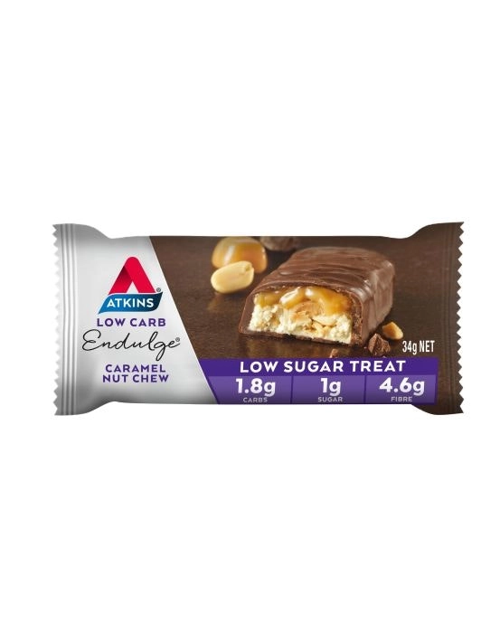 Atkins Endulge Caramel Nut Chew Bar 34g