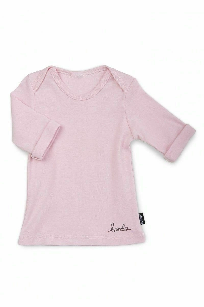 5 x Baby Bonds Pink Cotton Blend Girls Tee Toddler Top