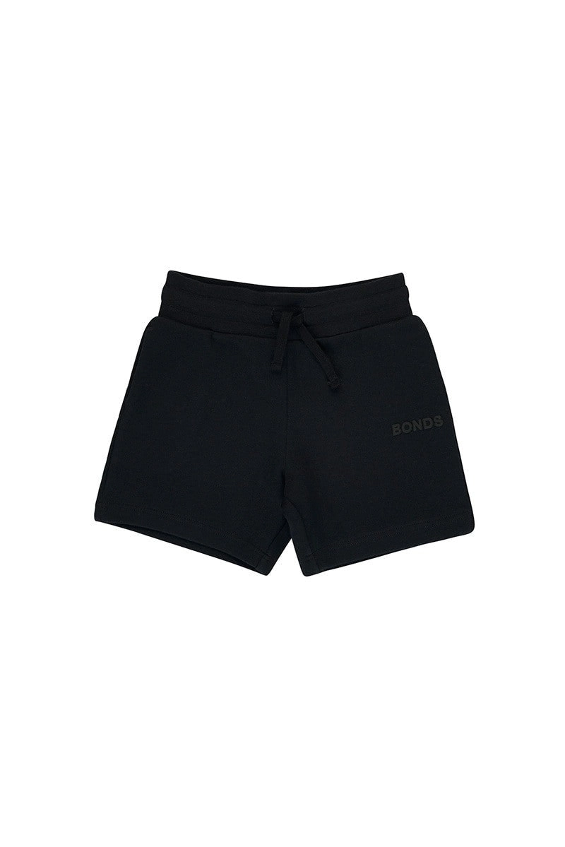 2 x Bonds Kids Tech Sweats Comfy School Shorts Nu Black