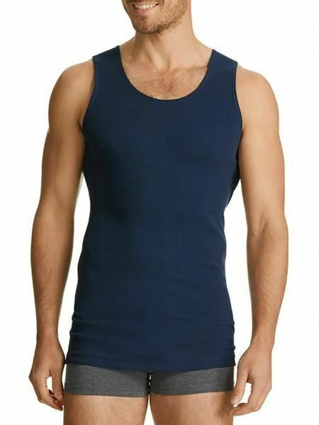 6 x Bonds Chesty Mens Singlets - Navy