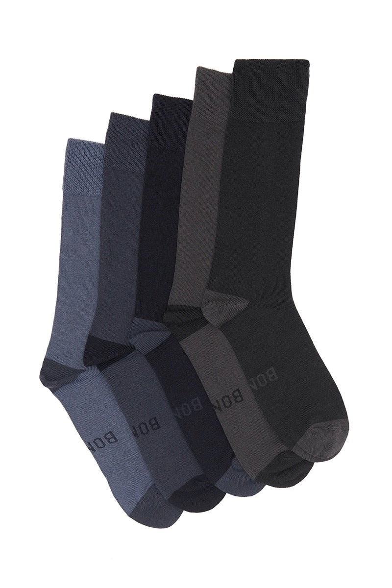 25 Pairs X Mens Bonds Business Crew Multi Bamboo Socks