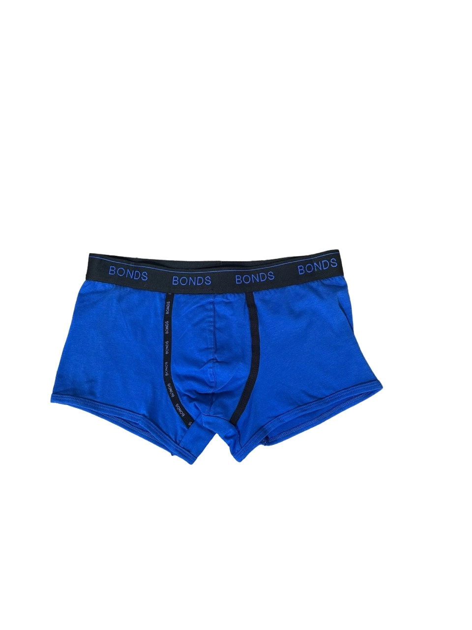 Mens Bonds U Front Trunks Underwear Jocks Shorts Blue With Black