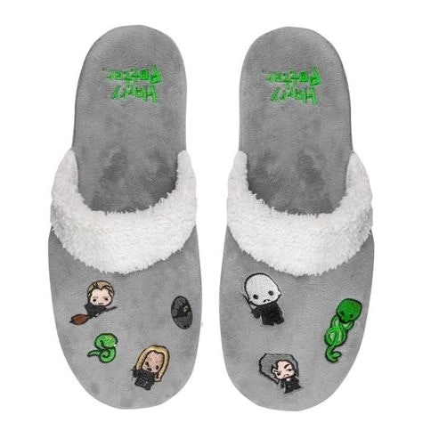 5 x Mens Womens Harry Potter Dark Arts Kawaii Slippers Grey