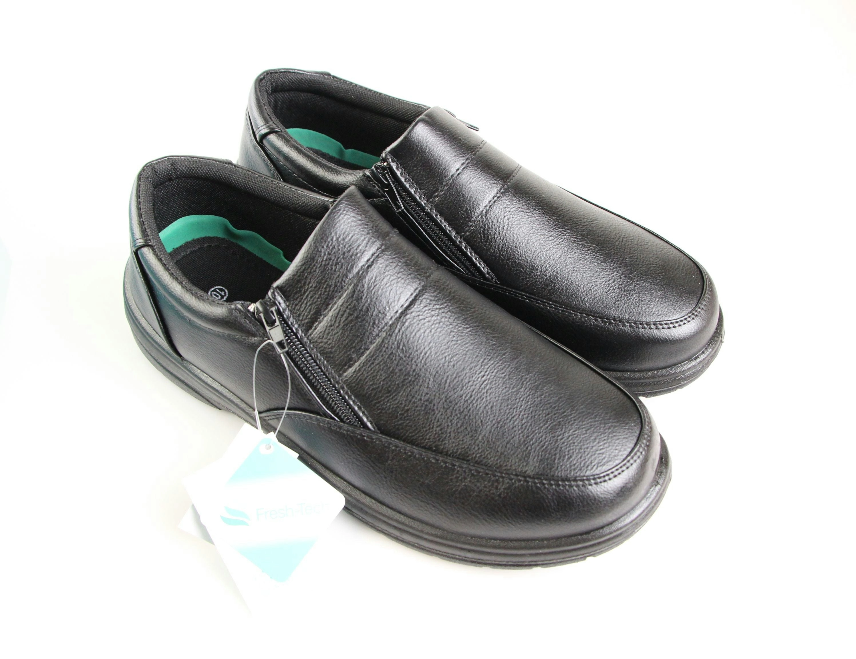 Mens Grosby Arnie Black Dress Work Casual Formal Mens New Slip On Shoes