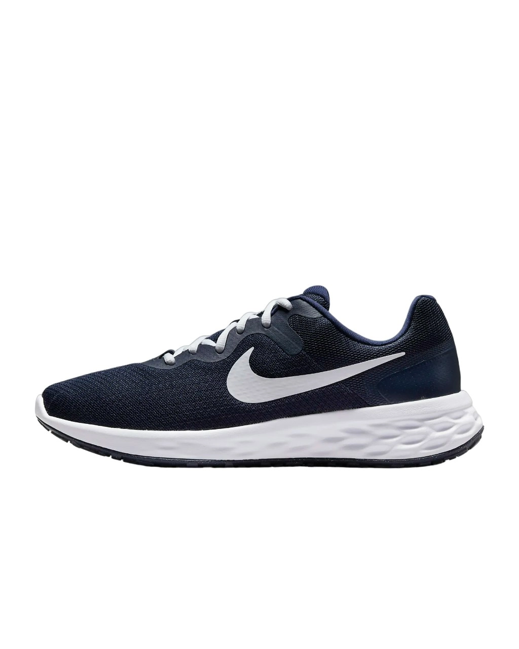 Mens Nike Revolution 6 Next Nature Midnight Navy/ White Athletic Running Shoes