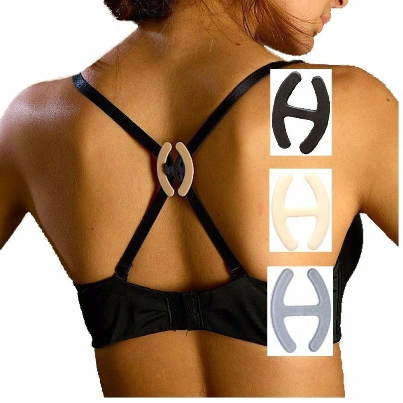 200 X Bra Clip Strap Cleavage Control Sports Racerback Running Clasp Holder