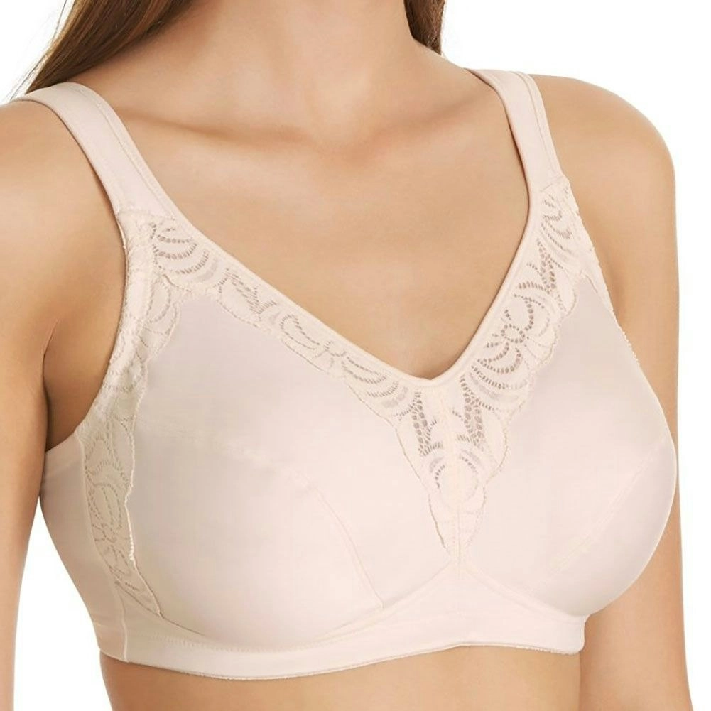 3 x Hestia Womens Custom Lace Wirefree Bra Powder Puff