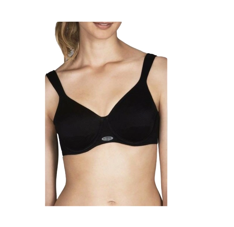 Berlei High Performance Underwire Non Padded Sports Bra Black