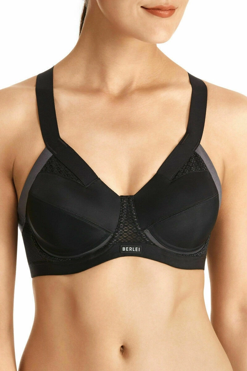 Berlei Shift Underwire High Impact Sports Underwire Bra Black Yyrk