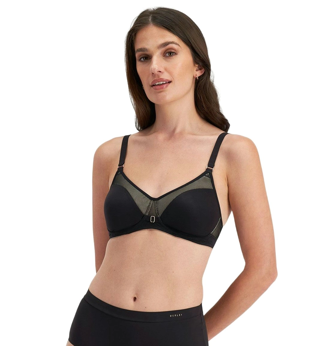 Berlei Womens Post Surgery Mesh Black Bra